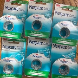 18 Pack - 3M Nexcare flexible clear tape for discreet hold